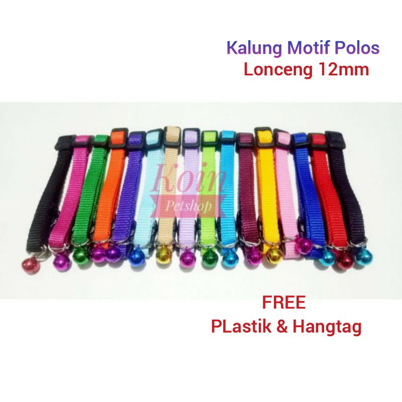  Grosir Kalung Kucing Polos Lonceng  12mm Shopee Indonesia