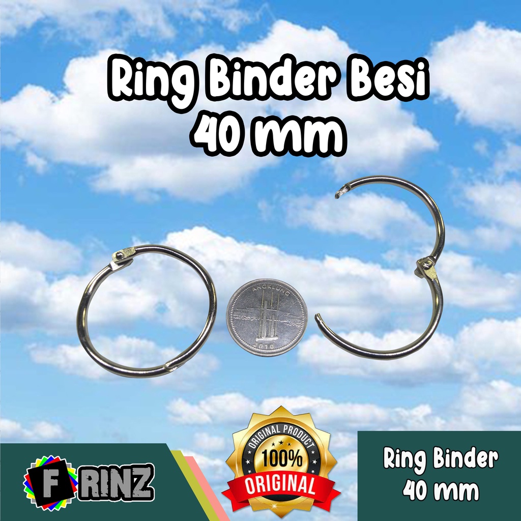 

ATK ~ Ring Binder Besi 40 mm / Ring Mekanik Buka Tutup