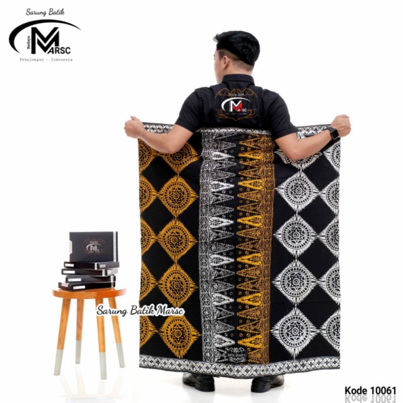 Sarung Batik Pekalongan Cap Pria Dewasa Bawahan Santri Muslim Fashion Asli Batik Katun Candi Mekar Budaya Tradisional Kota Batik Pekalongan