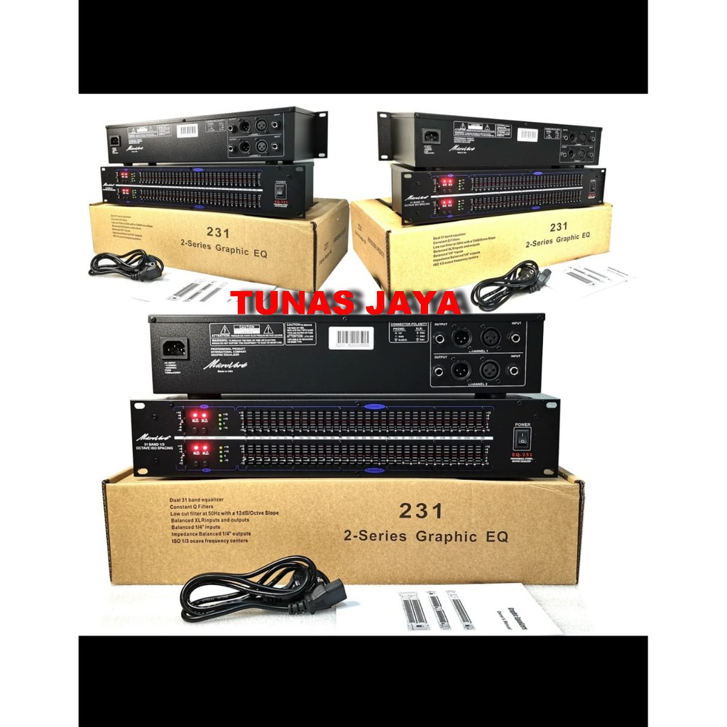 Equalizer MICROVERB EQ231/EQ 231 31 CHANNEL ORIGINAL GARANSI 2 TAHUN