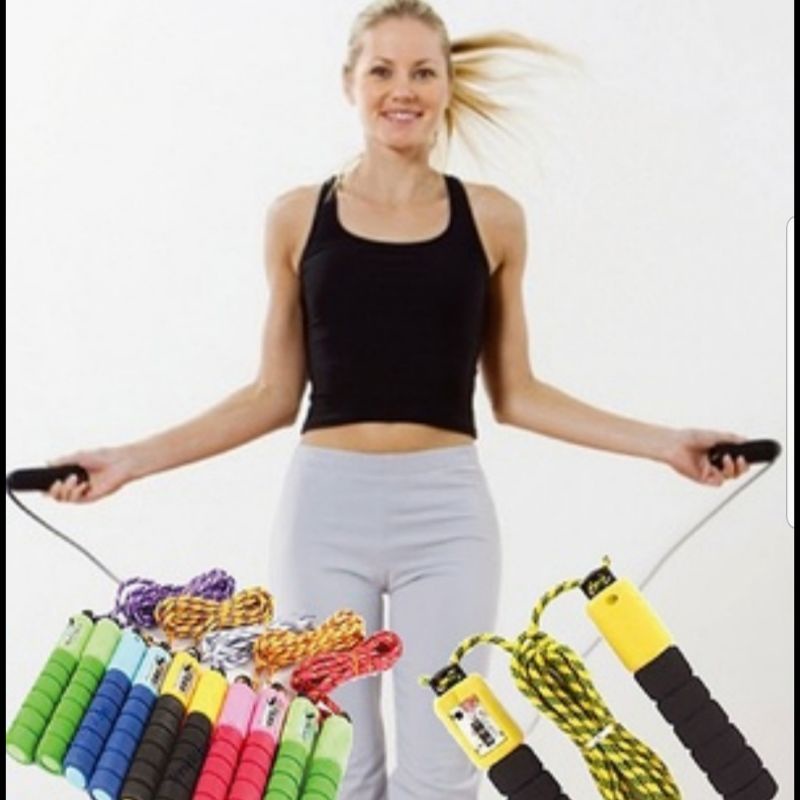 TALI SKIPPING/ TALI LONCAT JUMP ROPE PAKAI PENGHITUNG