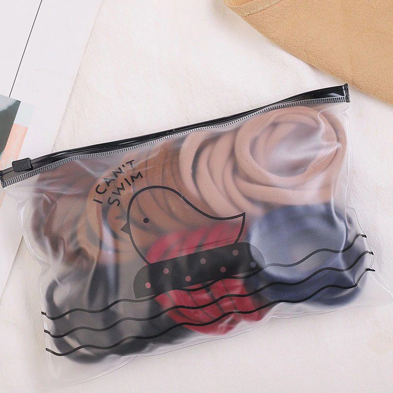 IKAT RAMBUT KOREA TOWEL RING SET ISI 40PC-Mix Gelap