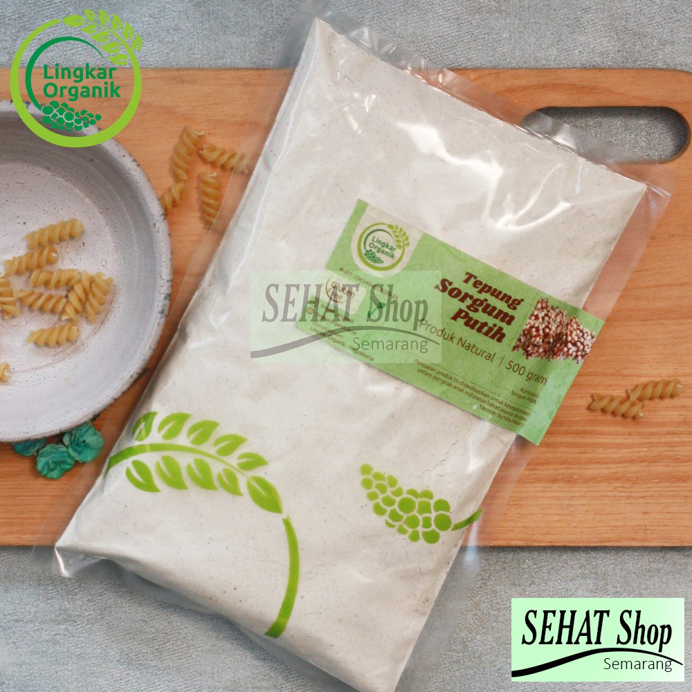 

Lingkar Organik Tepung Sorgum Putih Organik 500gr
