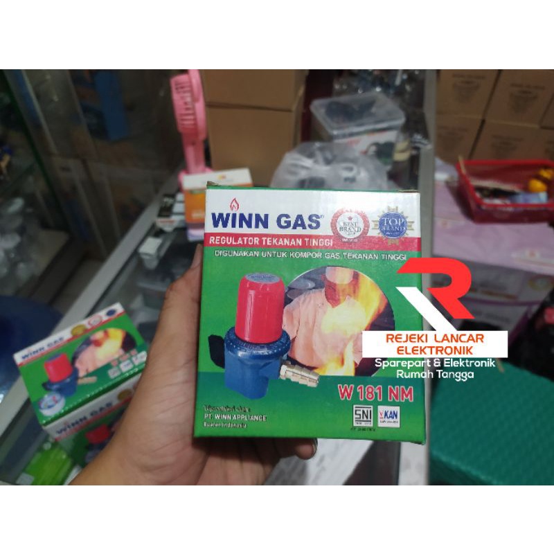 Regulator High Pressure Kompor Gas Mie Ayam Meter Non Meter