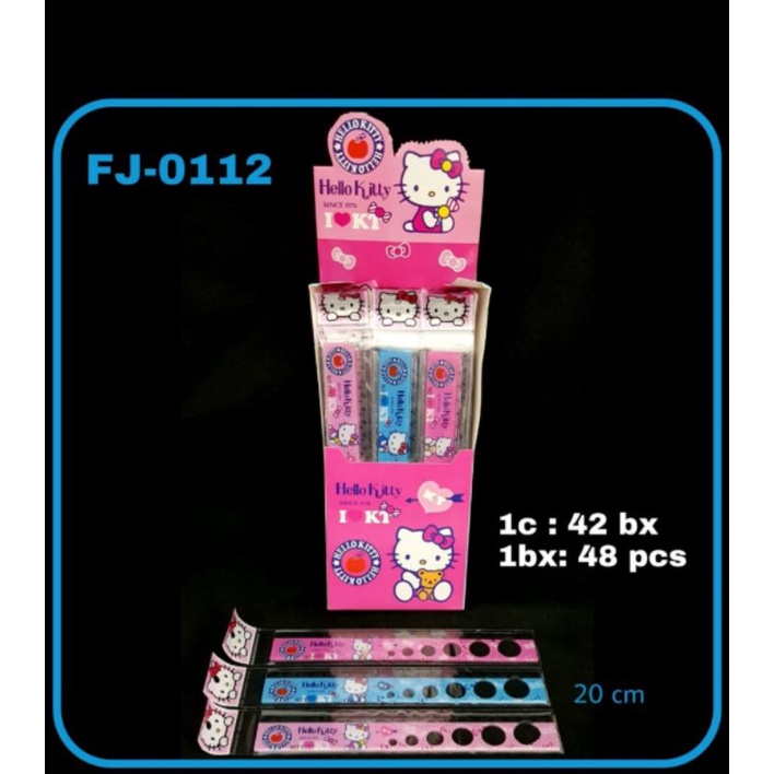 

penggaris helokity 20cm 0112