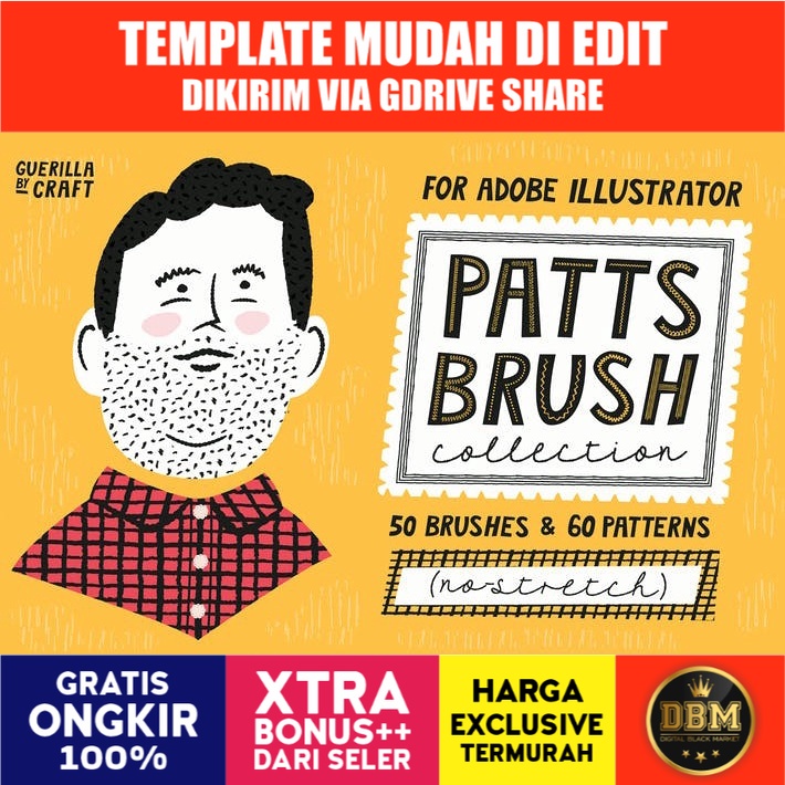 Patts Brush Collection For Illustrator