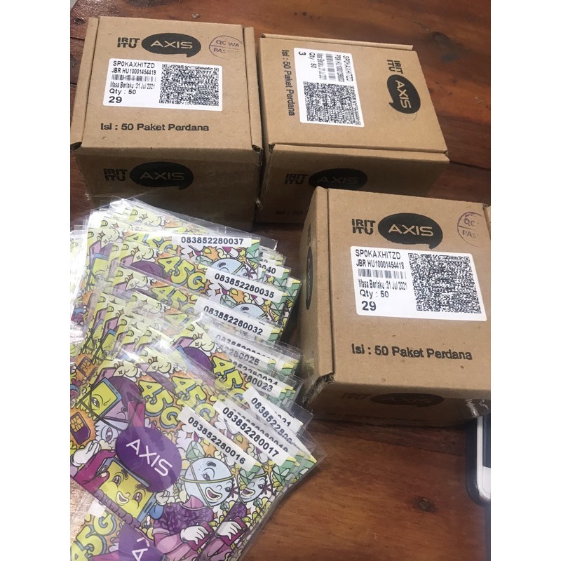 perdana axis reguler 0k 1box isi 50pcs