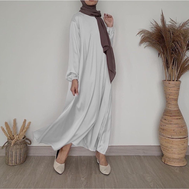 SATIN LONG DRESS//GAMIS SATIN BIG SIZE