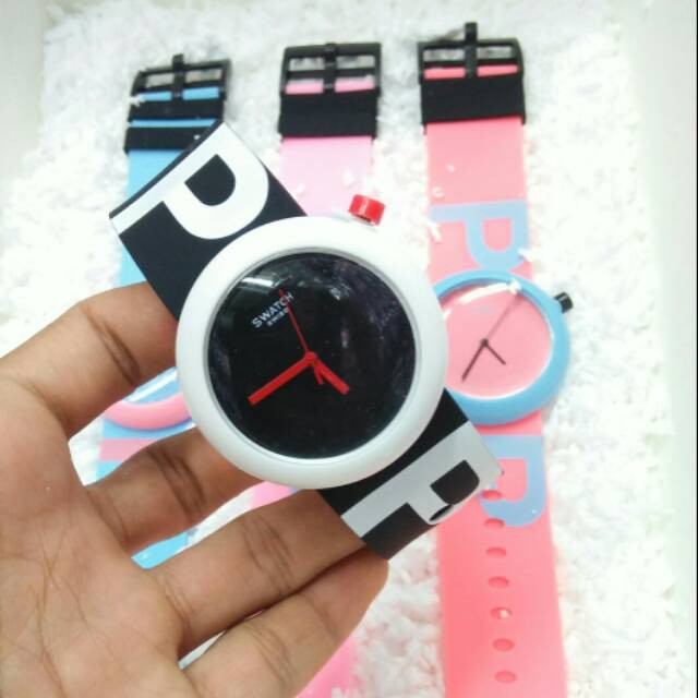 JAM TANGAN RUBBER SWATCH POP