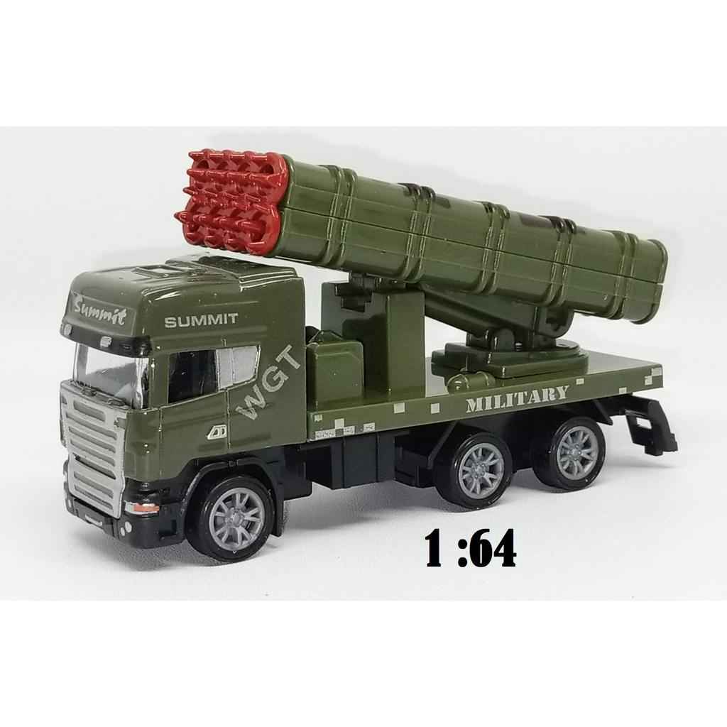 Diecast mainan Mobil Militer Truck Missile Military Army
