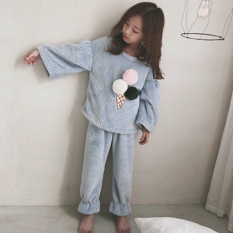 Super Gadis Api Piyama Bulu Karang Lucu Yang Super Gadis Kecil Yang Lucu Ibu Dan Anak Flanel Piyama Shopee Indonesia