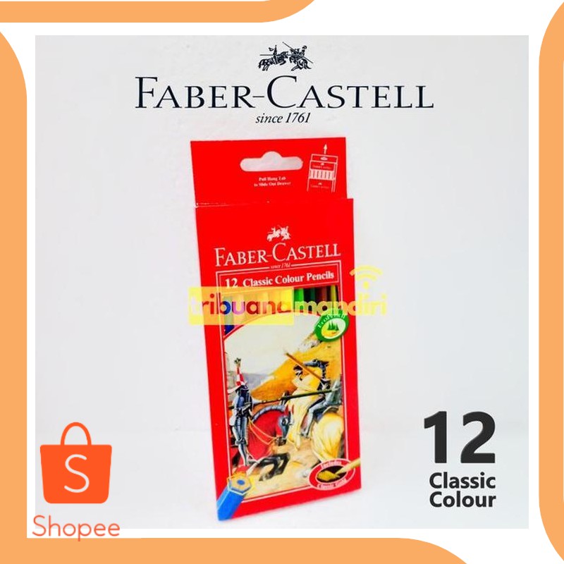 

Dijual limited stock Pensil Warna Faber Castell classic 12 20DEZ Diskon