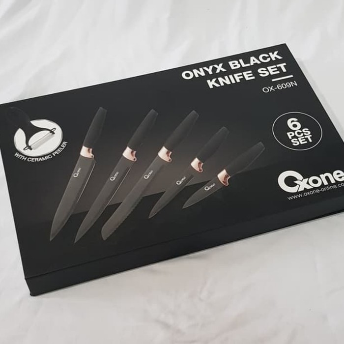 Oxone Onyx Black Knife Set OX609N / Pisau Oxone OX 609N