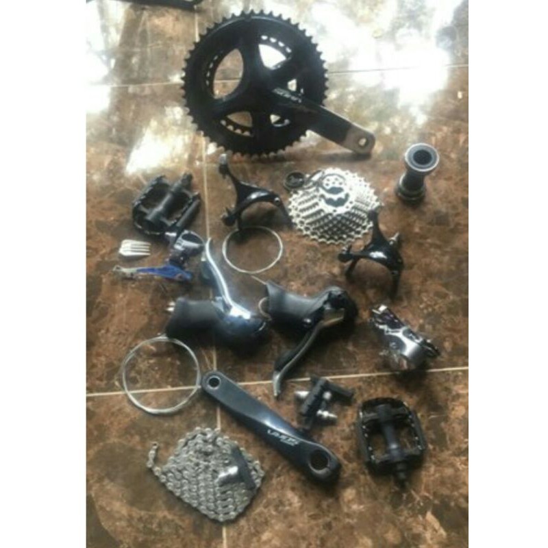 Groupset Shimano Tiagra 4600 Mix Sora Roadbike Sepeda Balap PRELOVED BEKAS
