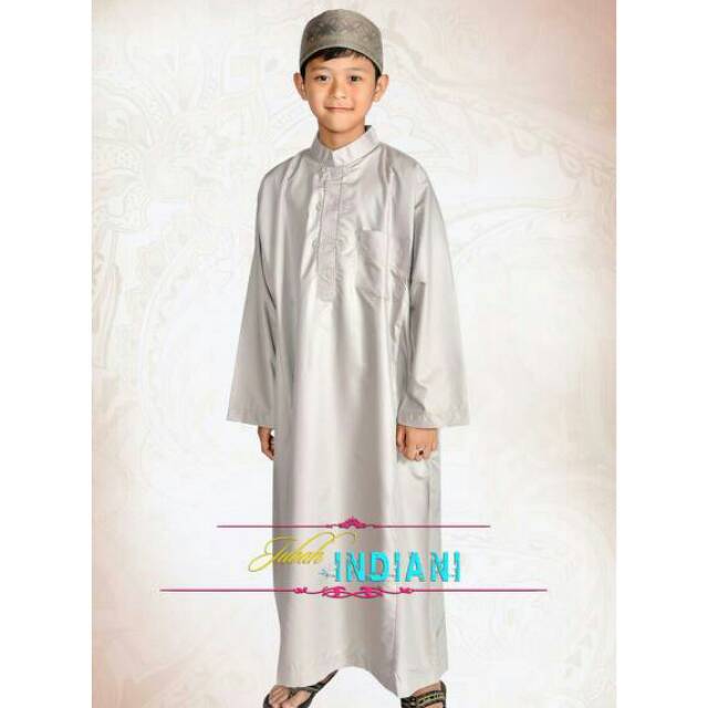 Jubah anak al ham ukuran 1-5