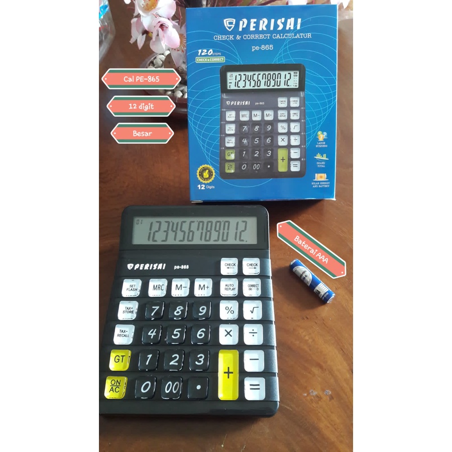 

Calculator Perisai PE-866