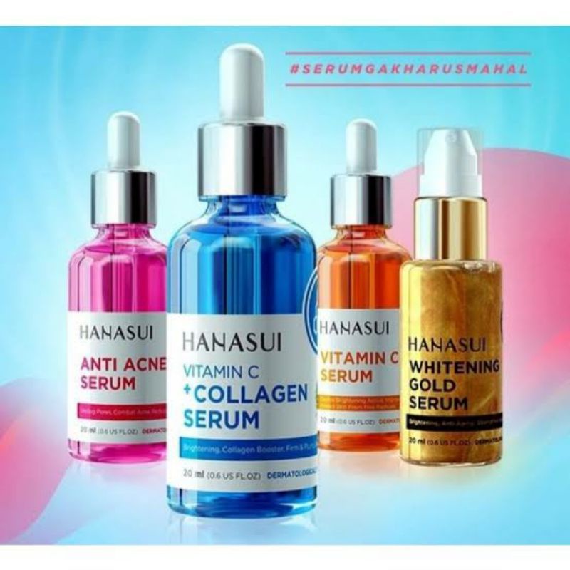 Serum Hanasui / serum hanasui anti acne / serum hanasui vita C - hanasui serum - serum hanasui - serum hanasui orange - serum hanasui pink - serum hanasui gold - serum hanasui biru - hanasui serum gold - hanasui serum acne