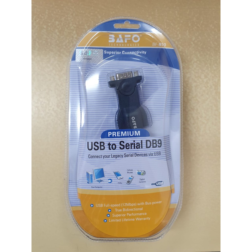 BAFO BF-810 USB to Serial Adapter DB9