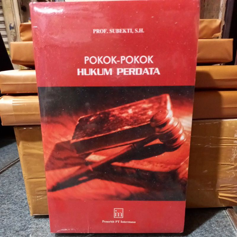 

Buku Pokok-Pokok Hukum Perdata SUBEKTI