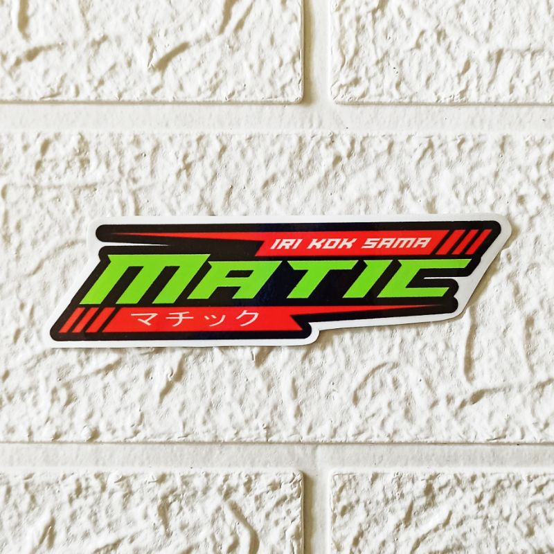STIKER IRI KOK SAMA MATIC