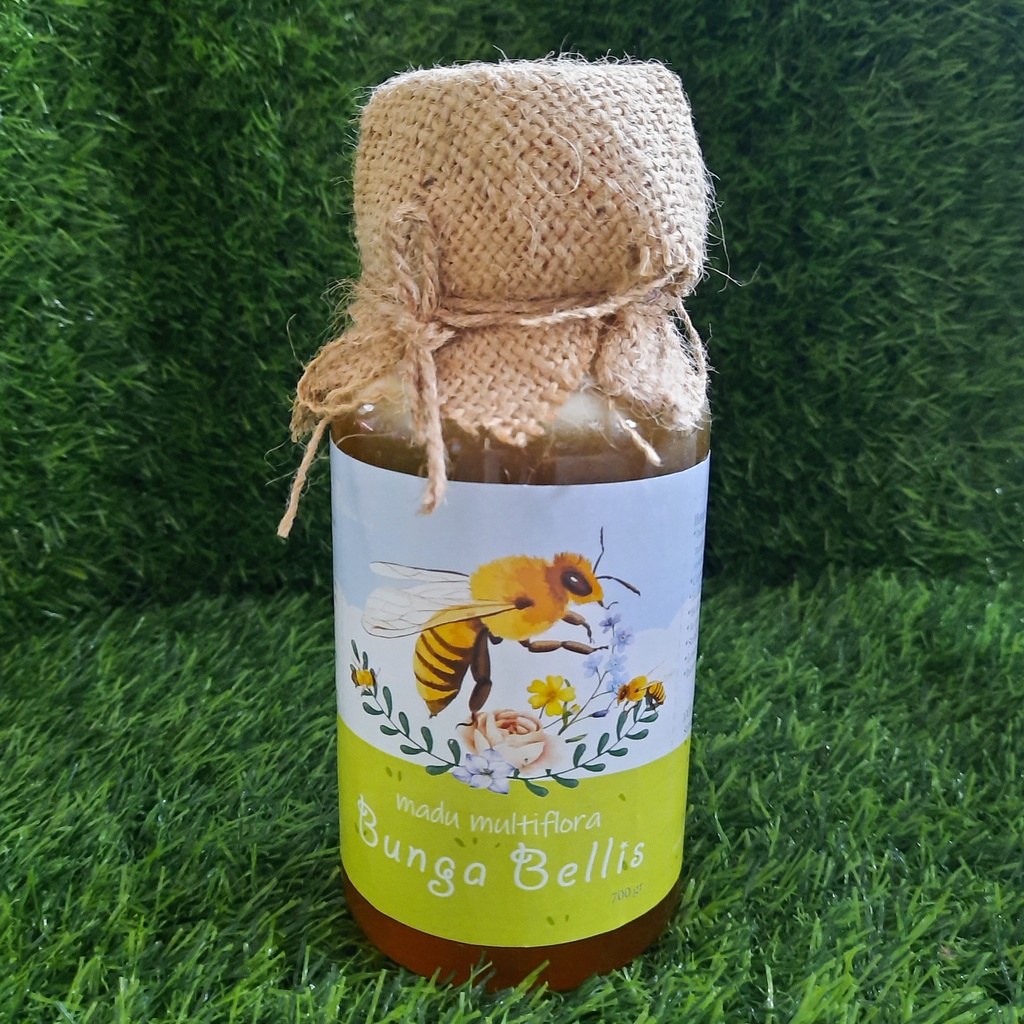 

Bunga Bellis Madu Multiflora 700 GR Murni Alami 100% - Premium Quality Pure Honey