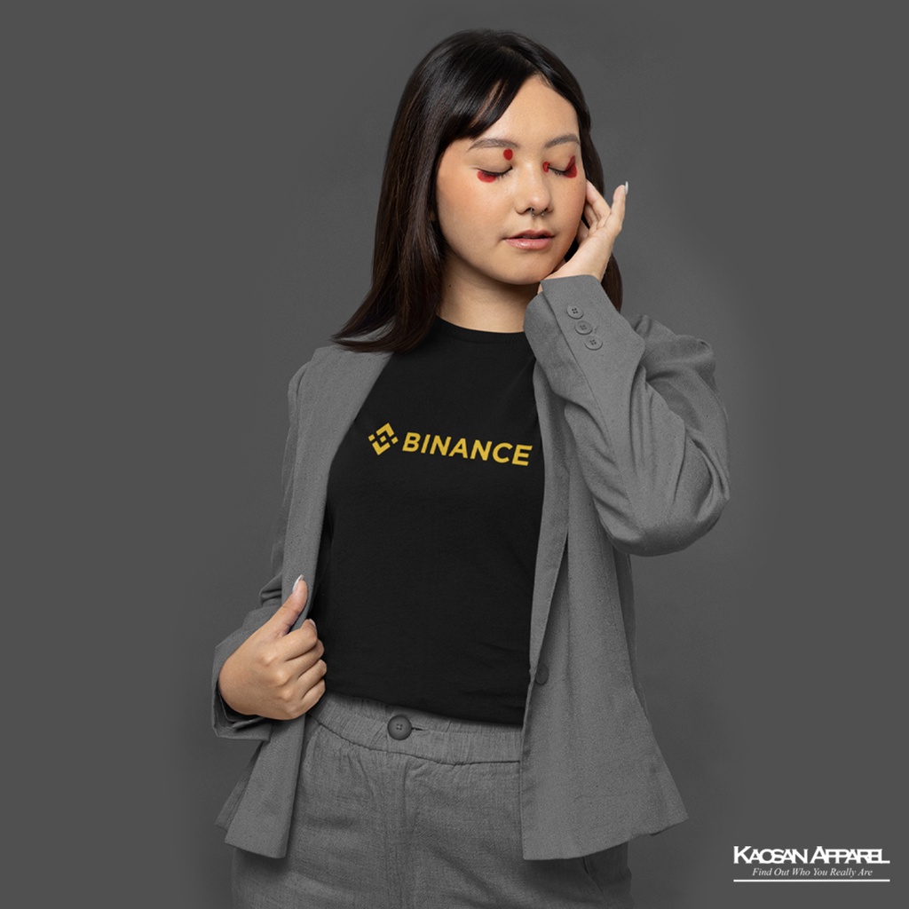 Kaos Crypto "Binance BINANCE" -Kaos Cryptocurrency/Baju Binance/Kaos Binance/Kaos Crypto