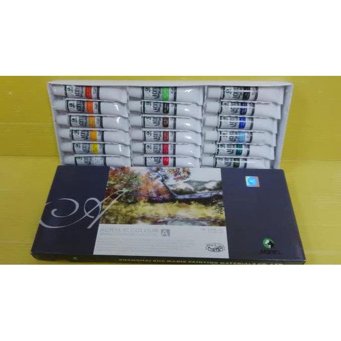 

TERMURAH Cat Acrylic Maries 18 Warna