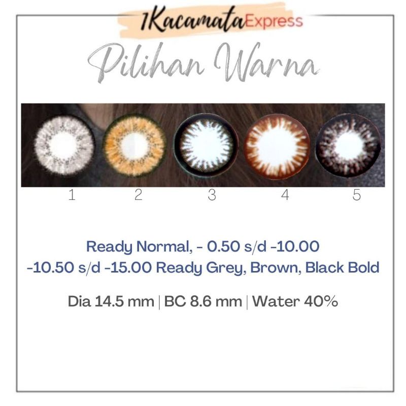 SOFTLENS WARNA MINUS EUROPA E-COLOR MINUS KECIL