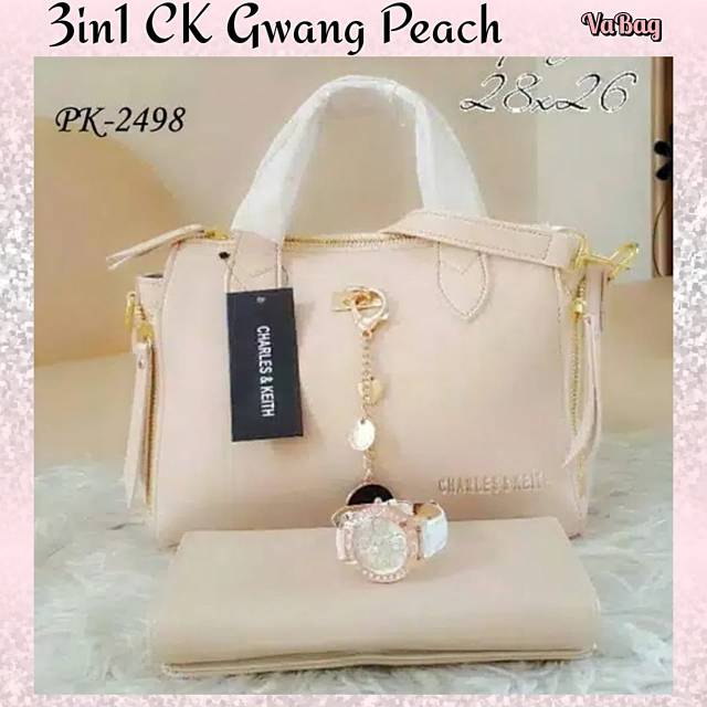 Paket tas wanita 3in1 ck gwang ready 3 warna set tas wanita