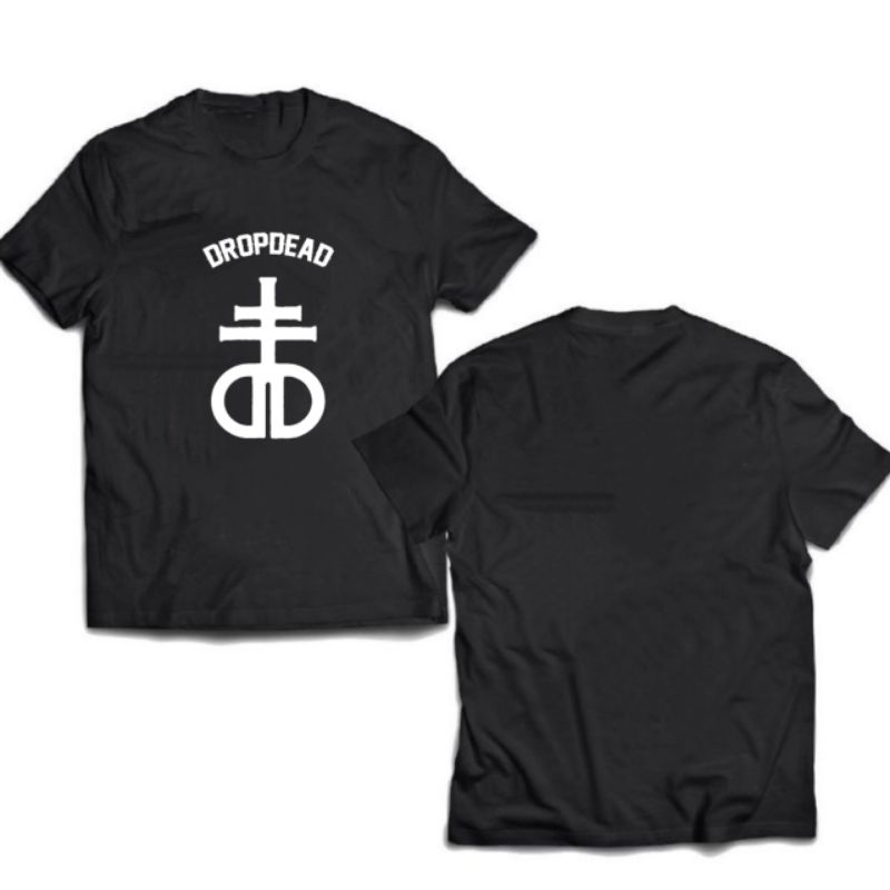 KAOS T SHIRT DISTRO BRAND DROP DEAD METAL DROPDEAD PREMIUM HIGH QUALITY
