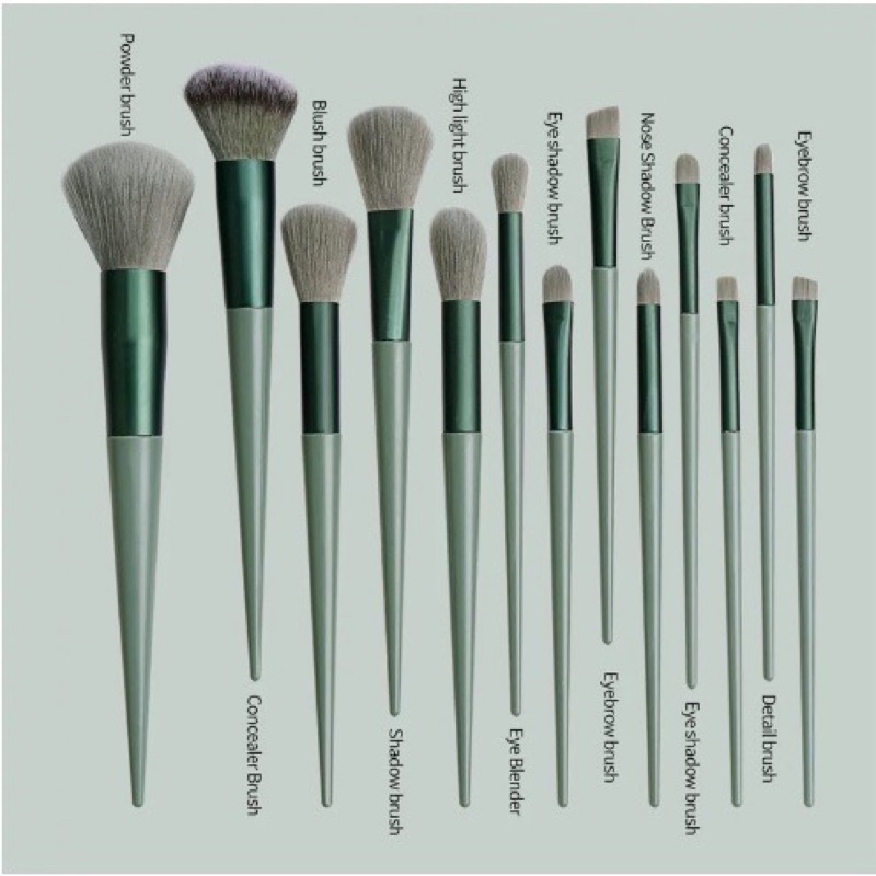 13pcs Set Brush Makeup Multifungsi Untuk Bedak Foundation Concealer