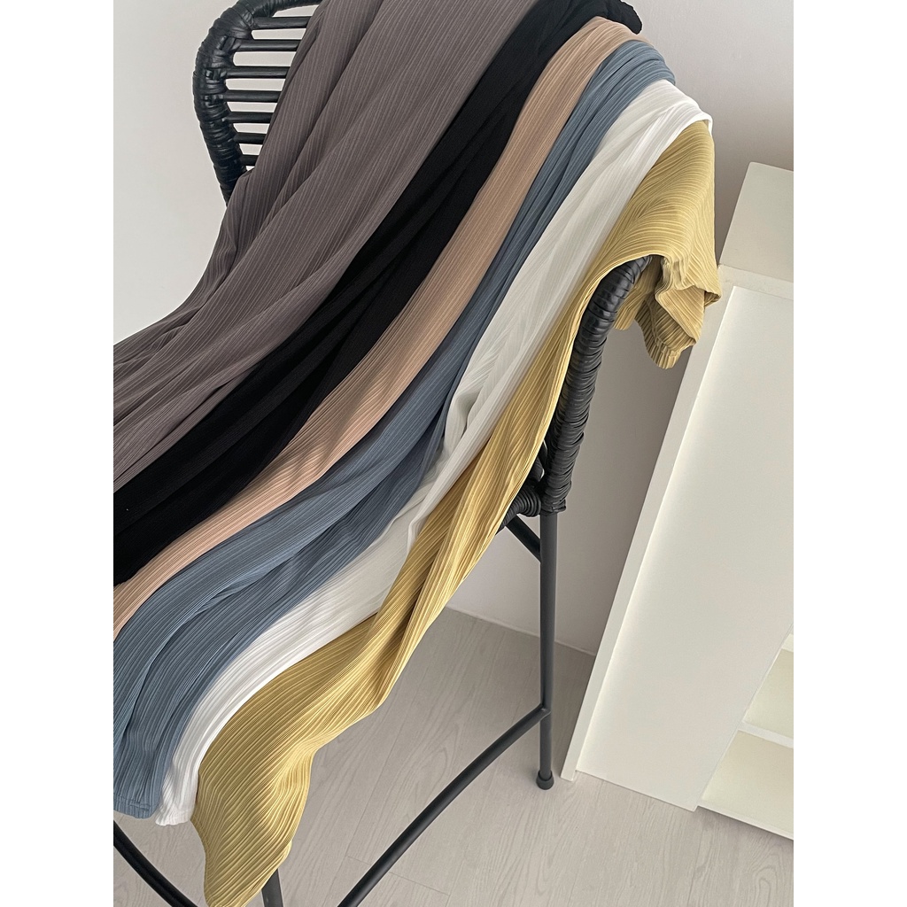 Peach Poppy  YURI Knit Pants Import Premium - Celana Panjang Wanita Premium