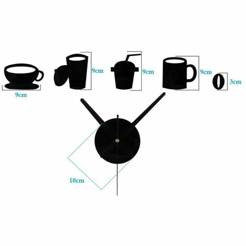 Jam Dinding DIY Giant Wall Clock