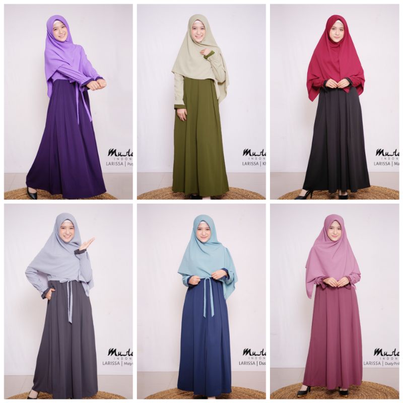 Jilbab Gamis Set Larissa by Musleema
