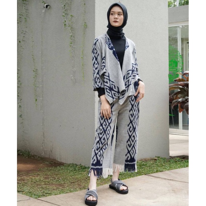 SET OUTER DAN CELANA TENUN TROSO JEPARA