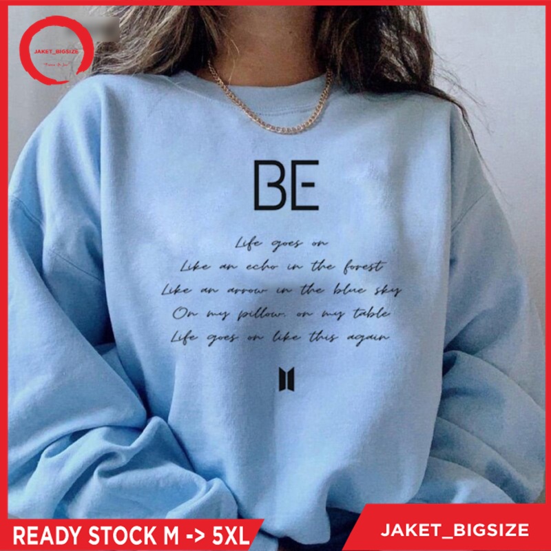 Hoodie Hodie BTS BE Jungkook jumbo bigsize wanita ukuran m l xl xxl xxxl xxxxl xxxxxl California