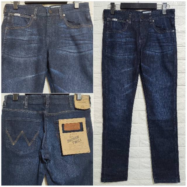 Wrangler Jeans Bryson Skinny C01P17 Dark Blue