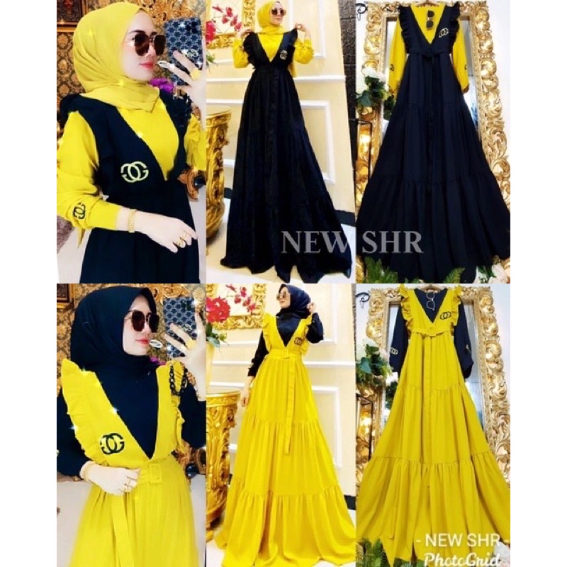 new One set Blubeery Ori SHR SAHIRA / new one set Gamis Ori SYR SYAHIRA