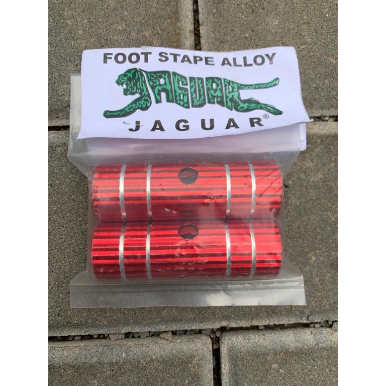 TERMURAH!!! Foot Step / Pijakan Kaki Sepeda Alloy Warna / JAGUAR / Realpict