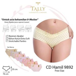 CD TALLY HAMIL 9866 &amp; 9892 &amp; 9859 &amp; 9858  Celana Dalam Hipster polos - Celana dalam hamil dibawah perut