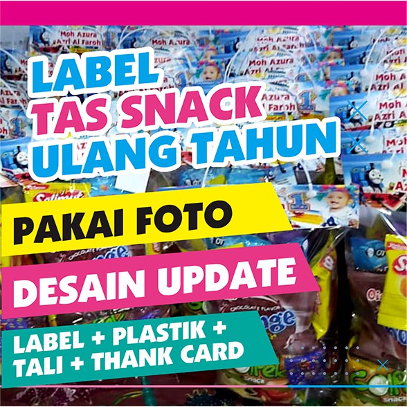 

Plastik Label Bingkisan Ulang Tahun Custom