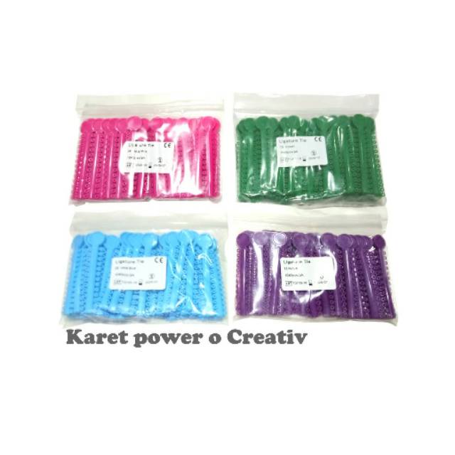 KARET behel POWER O Creative isi 40 biji