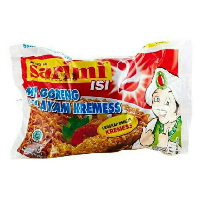 

Sarimi Goreng Isi 2 Rasa Ayam Kremes 125g