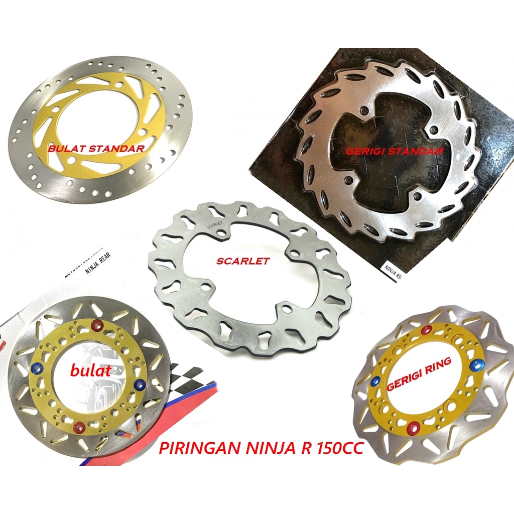 piringan CAKRAM BELAKANG NINJA R-NINJA KR 150-NINJA SS-NINJA S 150CC DISK CAKRAM REAR KAWASAKI NINJA R/NINJA SS/NINJAS 150CC