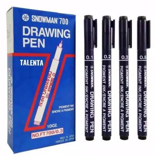 

Pulpen Drawing Pen Snowman GROSIR