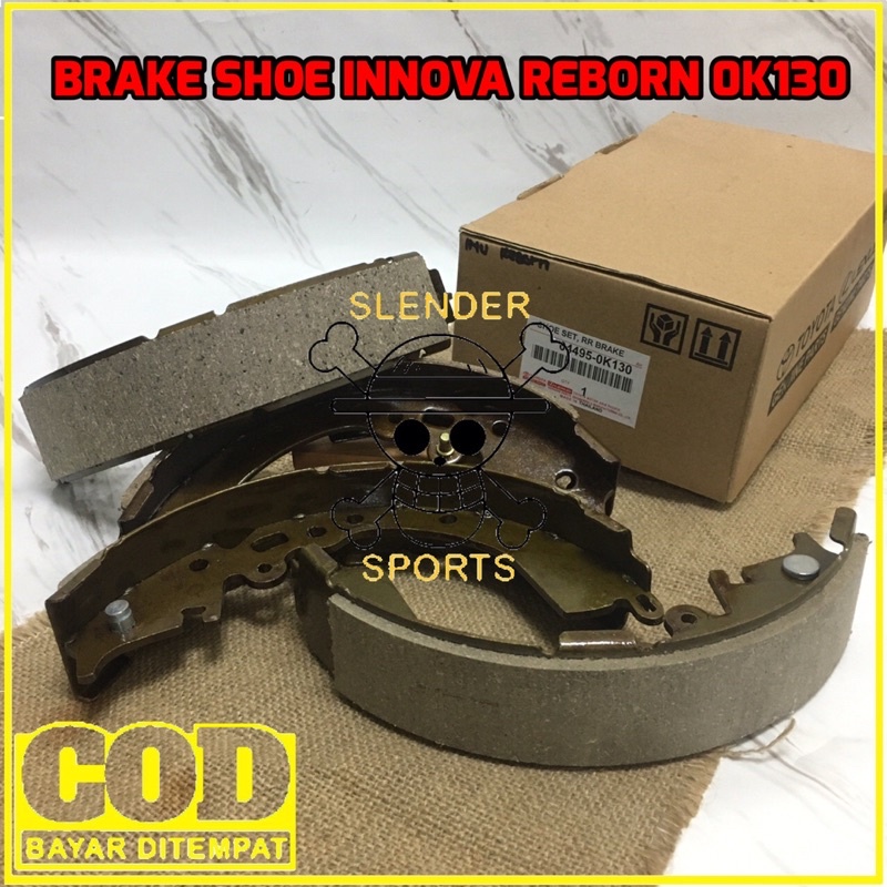 BRAKE SHOE INNOVA REBORN - KAMPAS REM BELAKANG INNOVA REBORN HILUX NEW SINGLE CABIN HILUX REVO