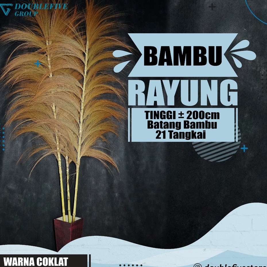 Rayung Jumbo - Rayung Kering Dekorasi - Rayung Stik Home Decor Rustik - Rayung Warna Terlengkap