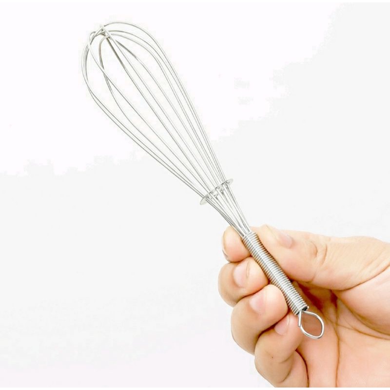 Alat pengocok telur mini pengocok adonan hand mixer manual stainles