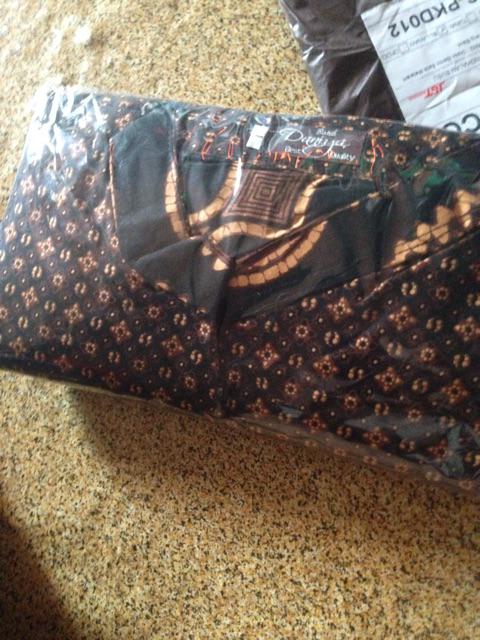 Dress Gamis Batik Mataram Parang Black