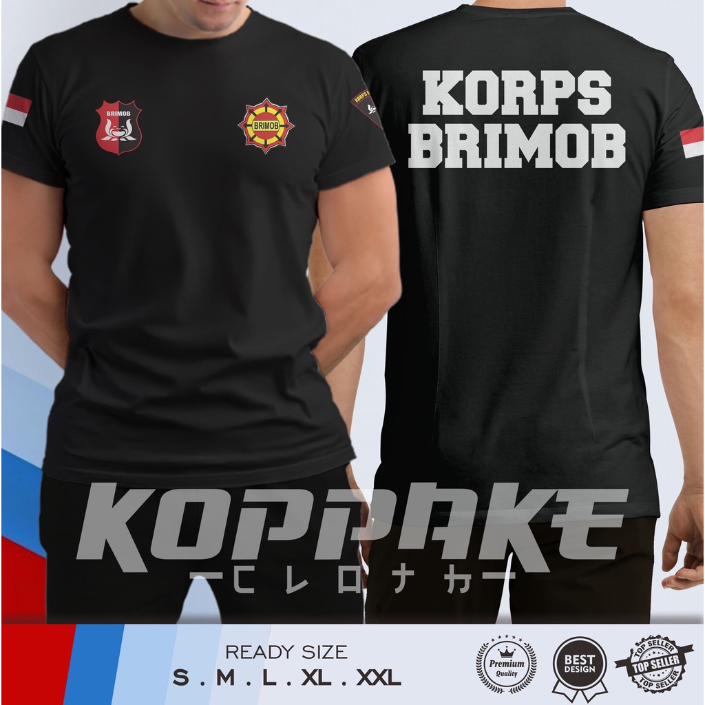 Kaos KORPS BRIMOB Brigadir Mobil Indonesia Baju Distro